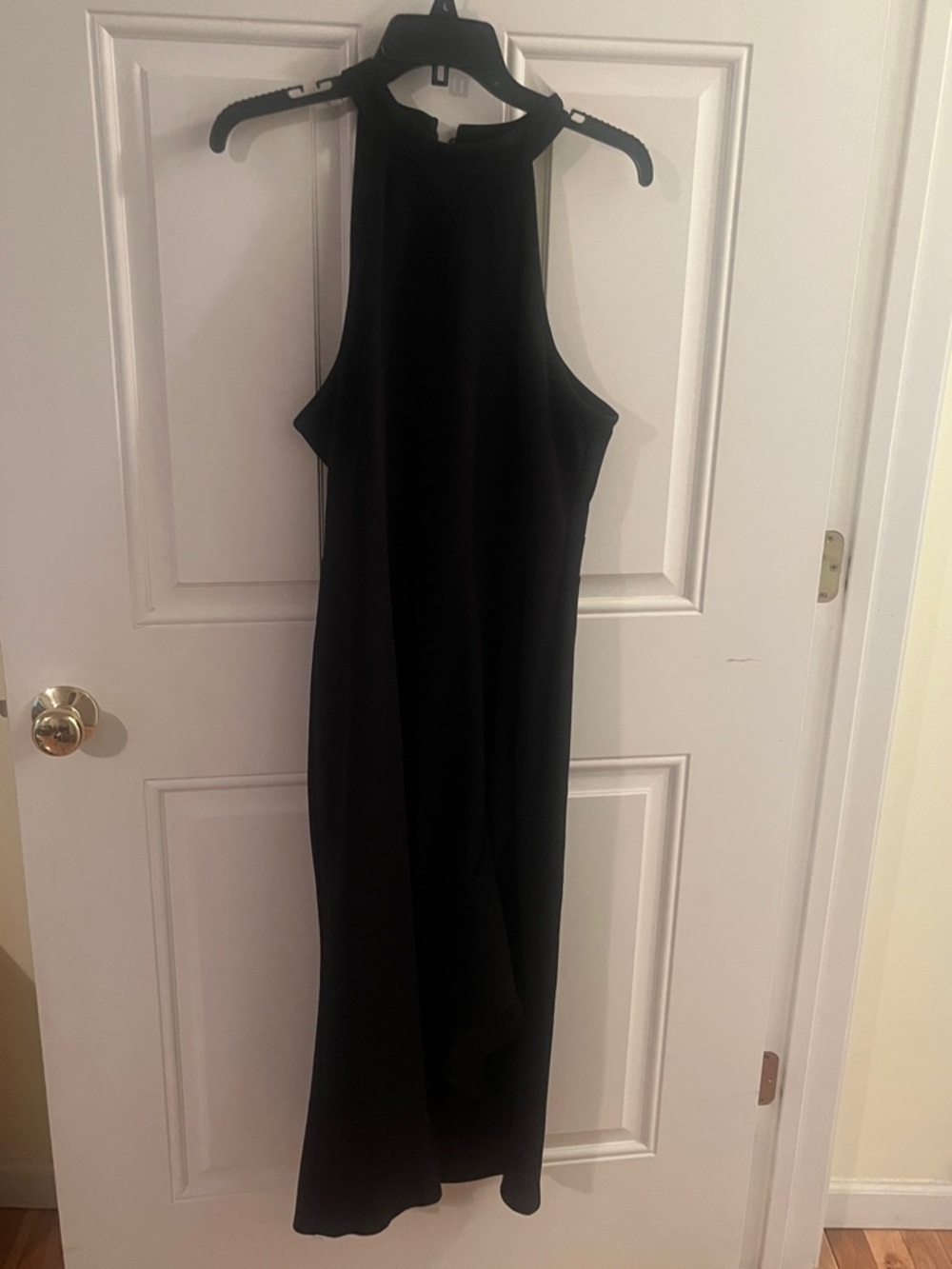 Women's Black High-NeckDress